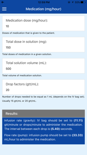 Pocket Infusion Calculator(圖4)-速報App