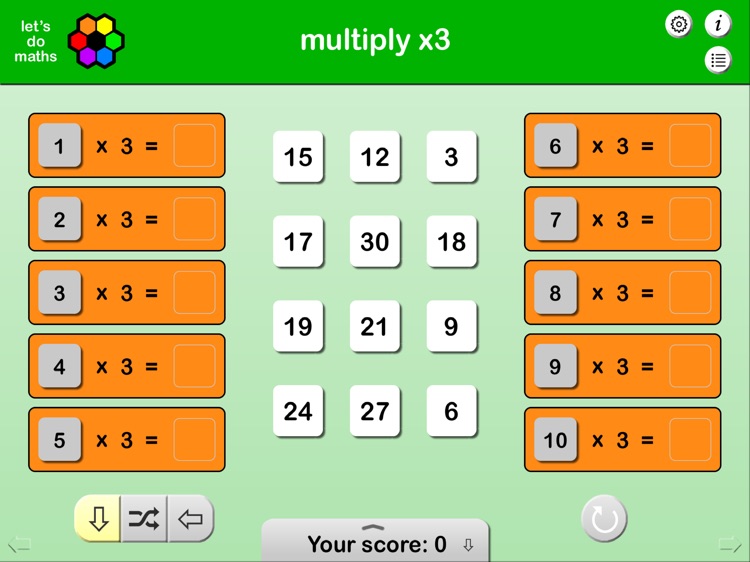 Learn your Times Tables - starter screenshot-3