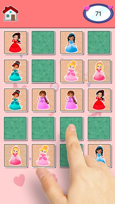 Princesses Trouver les paires d'apprentissageCapture d'écran de 4
