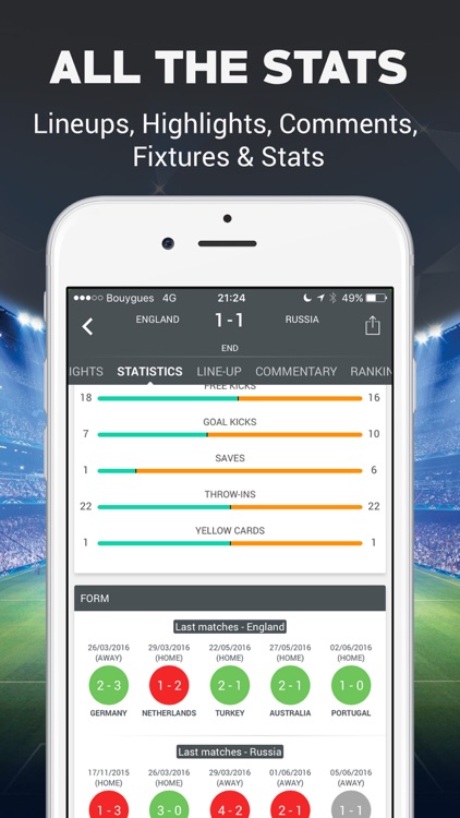 Live Football Scores - Soccer Live Score screenshot-3