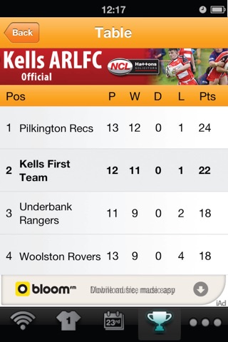 Kells ARLFC screenshot 2