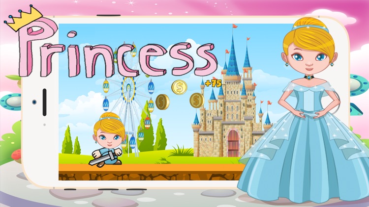 Cute Princess warrior runner adventure girl games