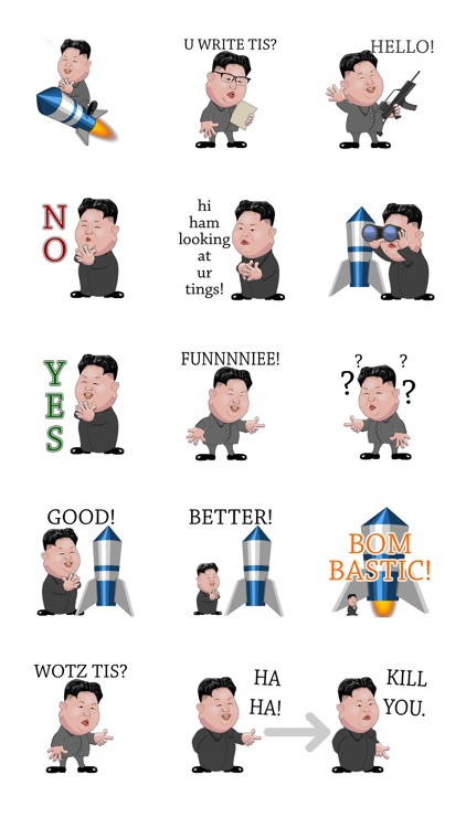Little Dictator Stickers 2