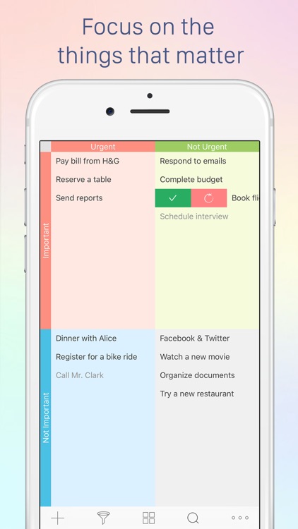 Focus Matrix – Task Manager and Eisenhower Box screenshot-0