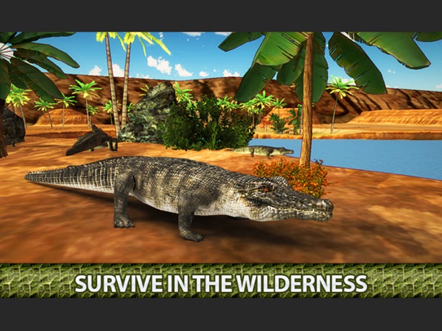 Tức giận cá sấu 3D mô phỏng - cá sấu hoang d‪ã‬
