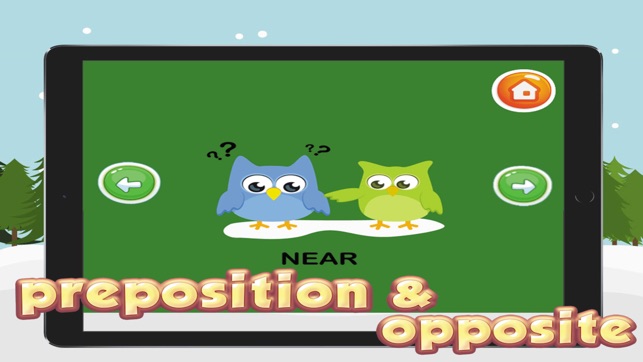 Preposition & Opposite Words Vocabulary For Kids(圖3)-速報App