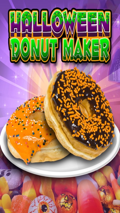 Halloween Donut Maker Dessert Food Cooking Game