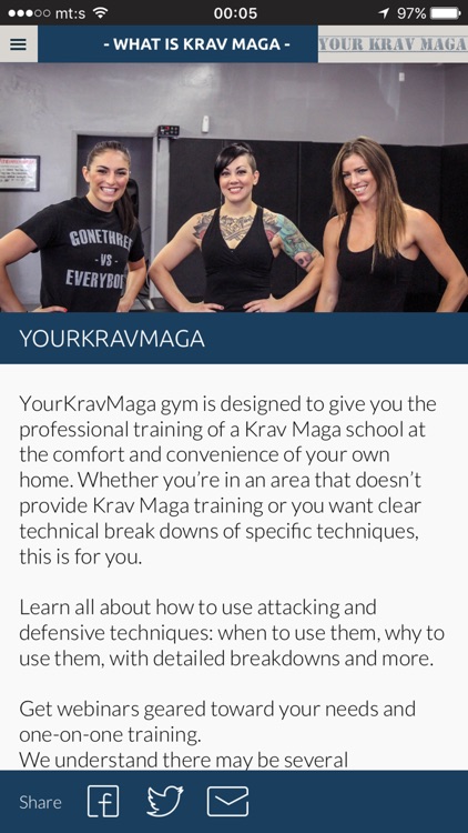 Your Krav Maga