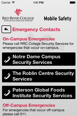Mobile Safety - Red River College screenshot 2