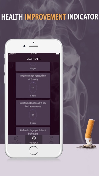 Quit Smoking-App : Stop Smoking Cigarettes screenshot 3