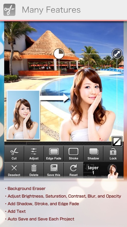 PhotoCut - Superimpose Images & Background Eraser