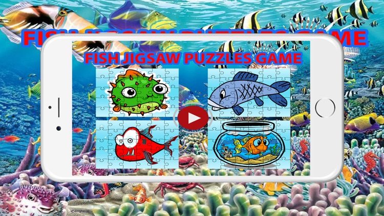 SeaFish Aquarium Jigsaw Puzzles Game For Kids