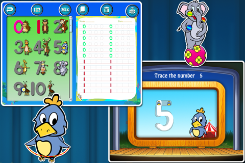 Circus Math School-Toddler kids  learning games screenshot 3