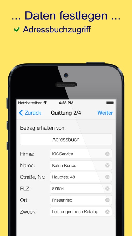 Quittung Lite - Der Quittungsblock.