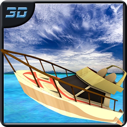 Real Power Boat Driving - 3D Water Simulation icon