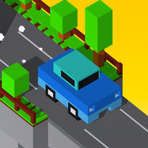 Bridge Crossing - One Tap Blocky Cars icon