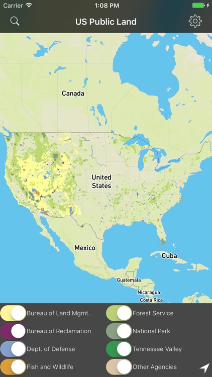 US Public Land - Offline Map