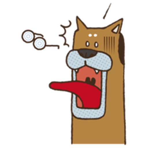 Weird and Funny Dog Sticker icon