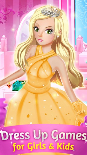 Dress Up Games for Girls & Kids: Fun Beauty Salon(圖1)-速報App