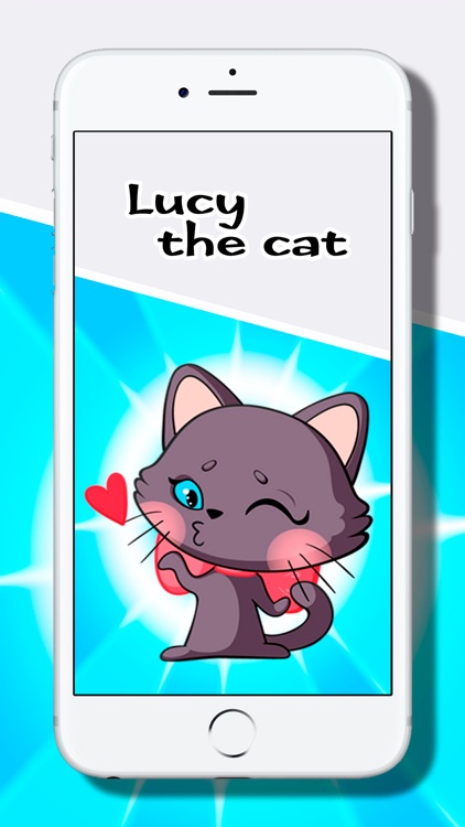 Lucy the Gorgeous Cat Stickers