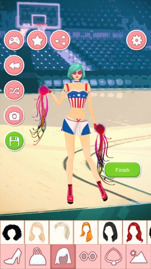 Cheerleader Dress Up - Fashion Makeover Games(圖3)-速報App