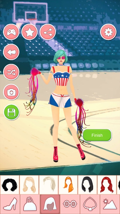 Cheerleader Dress Up - Fashion Makeover Games