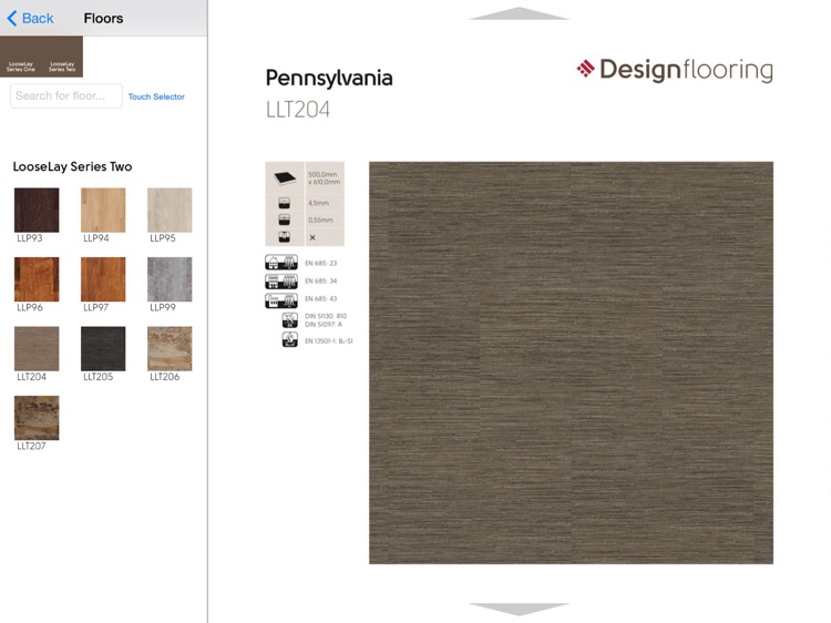 Designflooring ProductSelector