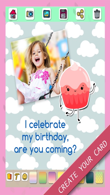 Happy birthday greeting cards & stickers – Pro