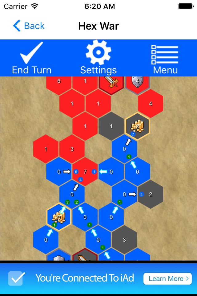 Hexagon War screenshot 2