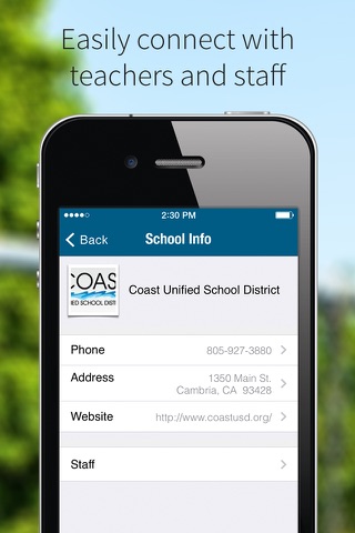 Coast Unified School District screenshot 2