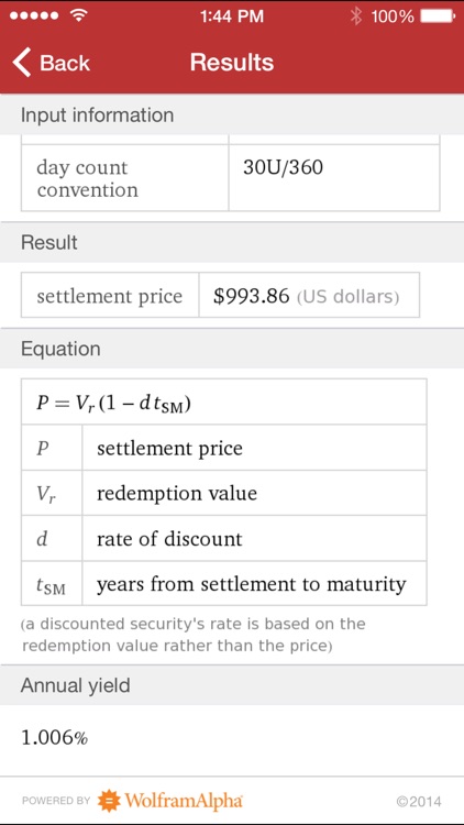 Wolfram Bond Pricing Professional Assistant screenshot-4