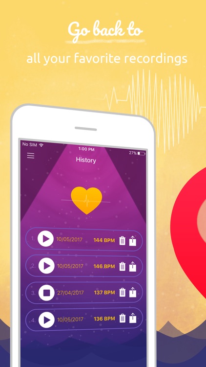 Baby's Heart Beat Monitor: Fetal Heartbeat Doppler screenshot-3