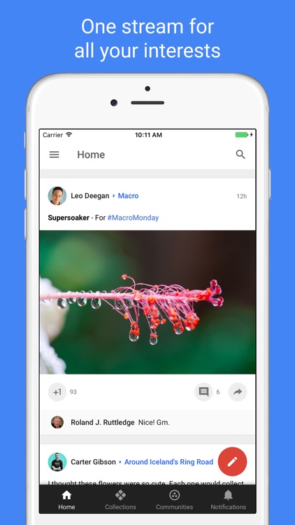 Google+ - interests, communities, discovery