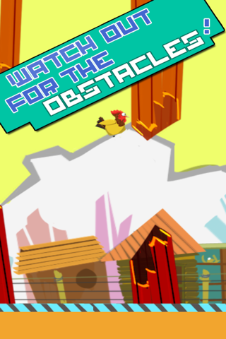 Flappy Hen - A Clone of the Original Bird Game screenshot 4