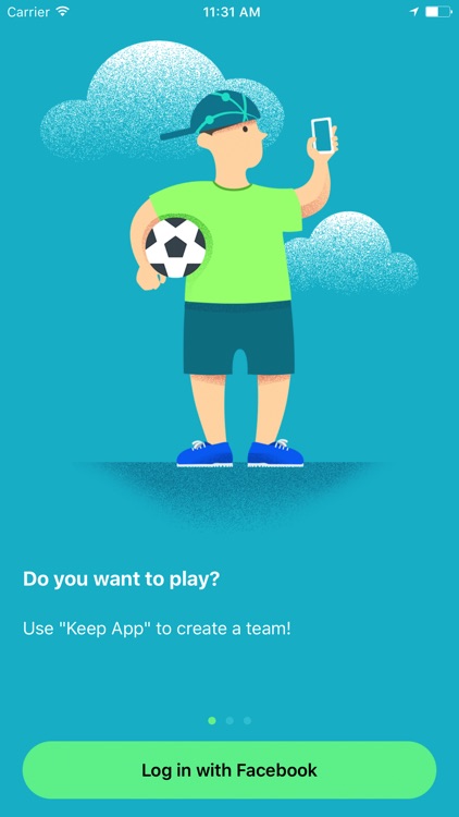 Keep App - Create sport team