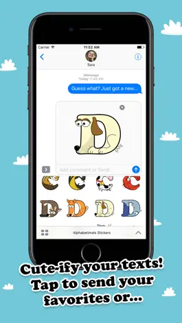 Game screenshot Alphabetimals Stickers apk