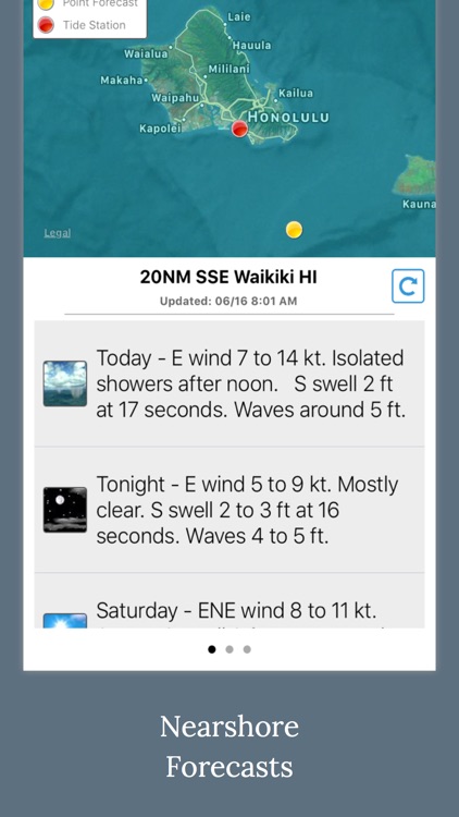 Fishing Weather - NOAA Wave, Tide & Wind Forecast