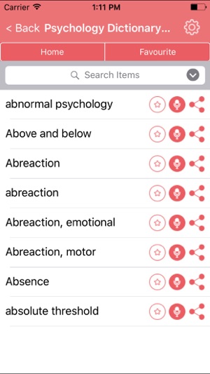 Psychology Dictionary Definitions Terms(圖1)-速報App