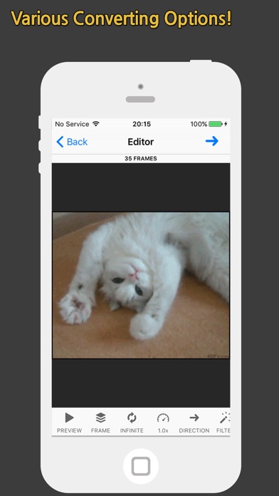 APNG Toaster - Photos, Burst, Video to APNG Maker screenshot 2