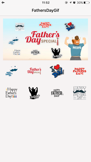 Fun Father's Day Sticker - Stickers for 