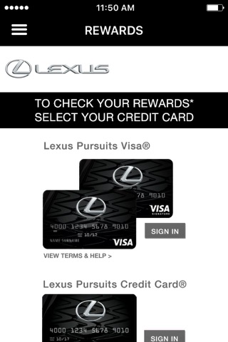 Lexus Card screenshot 2