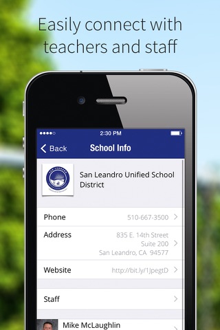 San Leandro USD screenshot 2