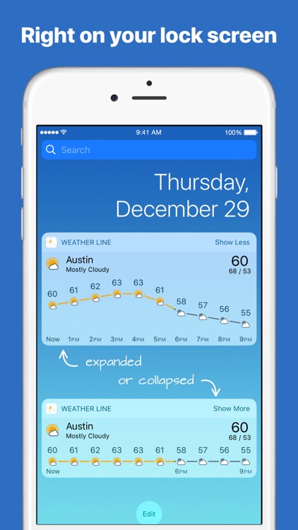 Weather Line - Forecast Graphs + Dark Sky Weather screenshot-0