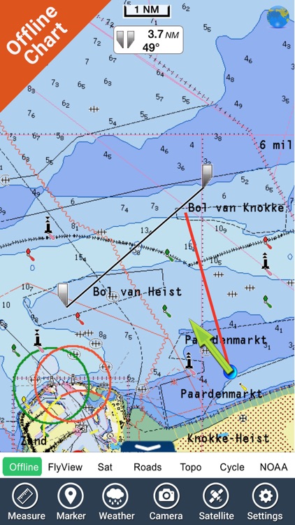 Marine : Netherlands HD - GPS Map Navigator