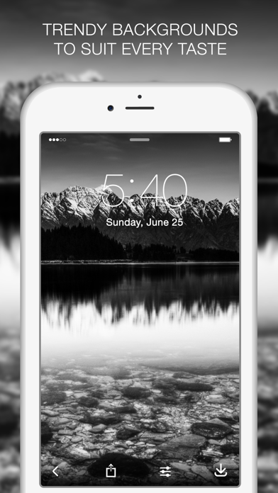 How to cancel & delete Black and White Wallpapers - HD Backgrounds from iphone & ipad 4