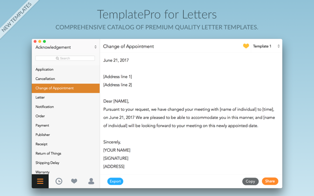 TemplatePro for Letters(圖1)-速報App