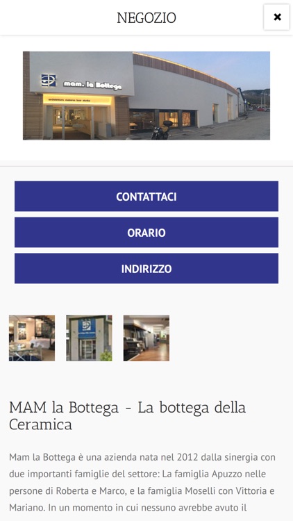 MAM - La bottega della ceramica
