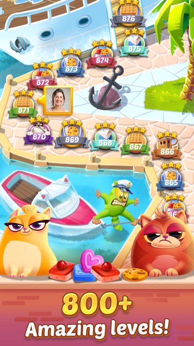 COOKIE CATS™ 1.37.0 IOS GAME GIẢI TRÍ COOKIE CATS™ 1.37.0 IOS