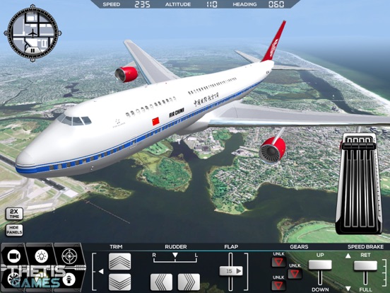 Flight Simulator FlyWings 2014 HD на iPad