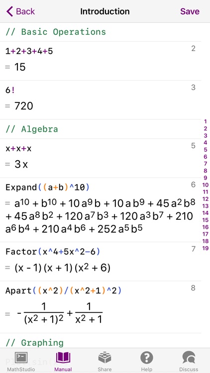 MathStudio - Symbolic graphing calculator screenshot-0